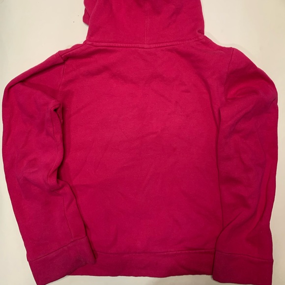 Bench Hoodie in bright pink with front logo Size 7/8 - Picture 3 of 3